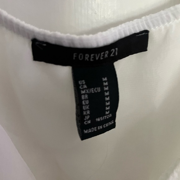 Forever 21 Cutout Tie-Front Romper in Vanilla - Picture 2 of 5